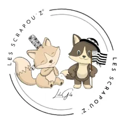 Deux renards avec un drapeau breton