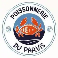 Logo Poissonnerie avec crabe